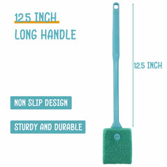 chaekoy aquarium brush handle close-up emphasizes easy grip during cleaning