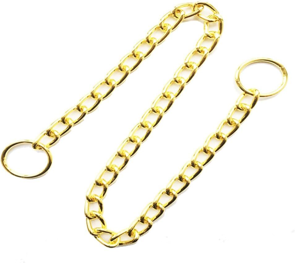 Chain Choke Collar includes multiple sizes for puppies to large dogs.