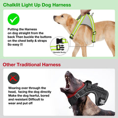 ChalkLit detachable battery view highlights easy cleaning and USB recharge convenience.