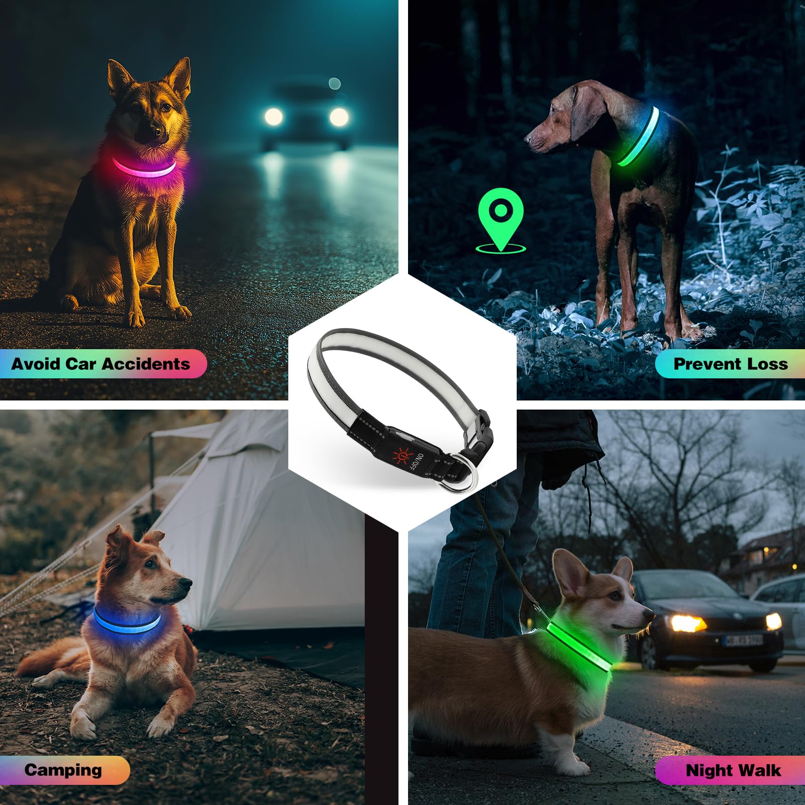ChalkLit reflective edging boosts 360-degree visibility during dusk strolls.