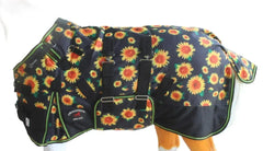 CHALLENGER blanket on foal keeps it warm and dry during chilly days.