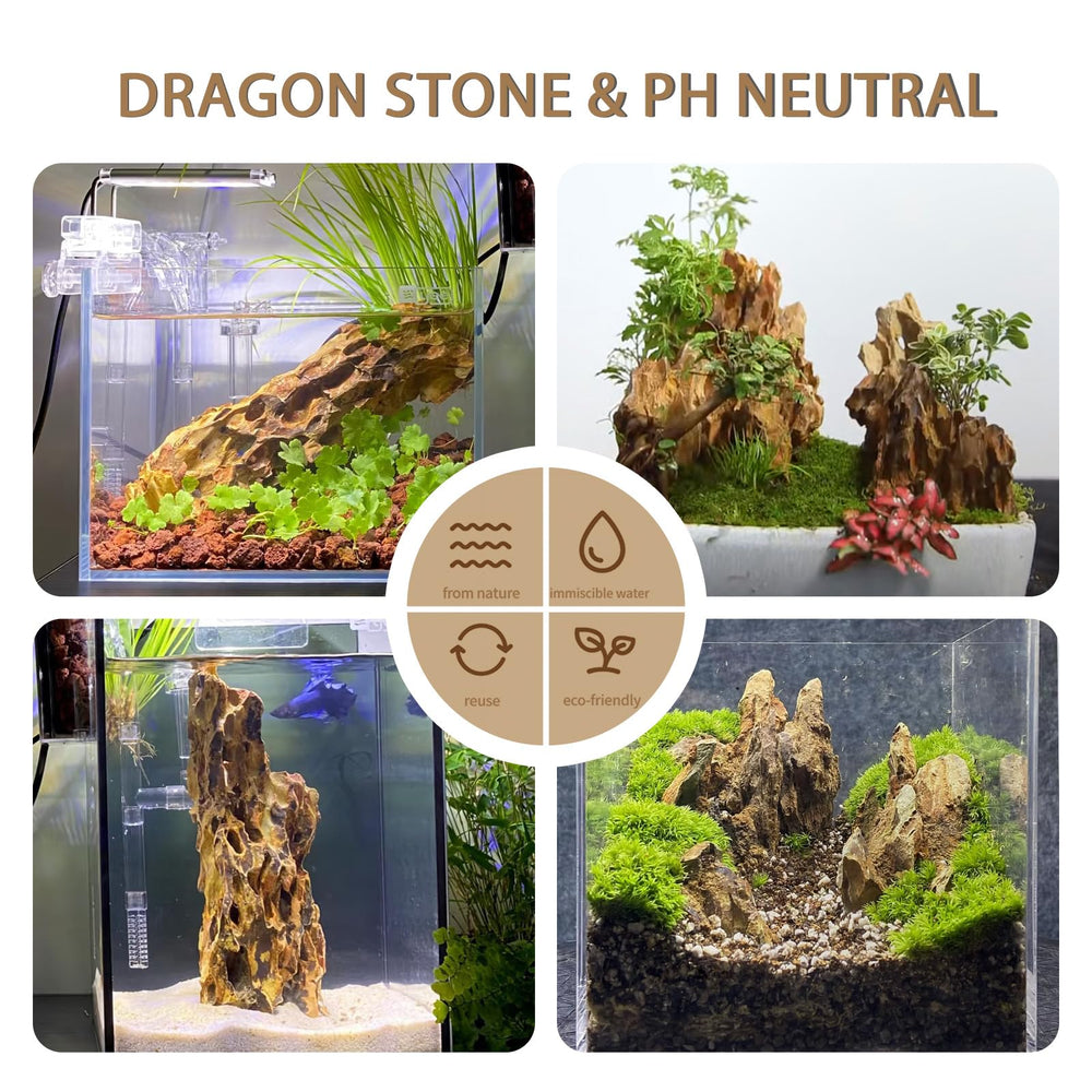 ChaoLeHo Dragon Stone layered-structure closeup for versatile aquascaping