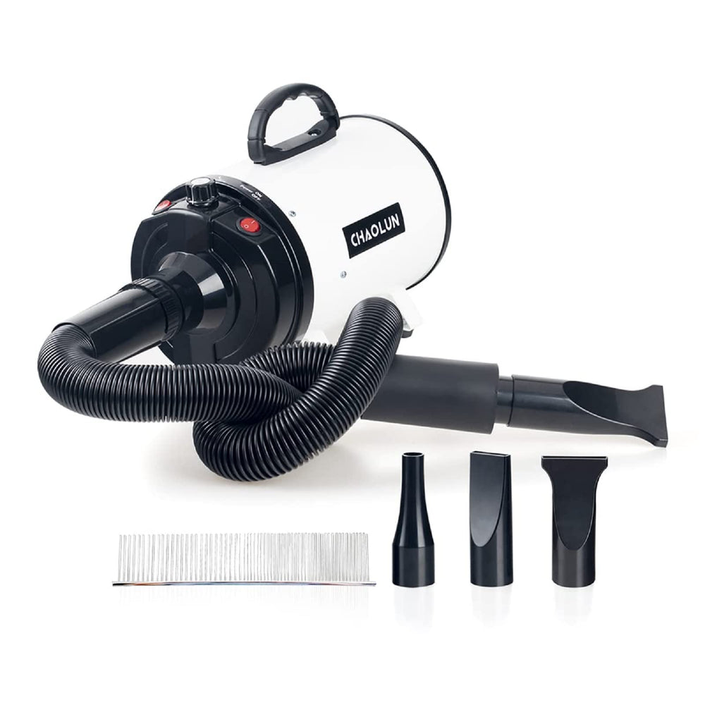 CHAOLUN dog dryer front view demonstrates efficient at-home grooming.