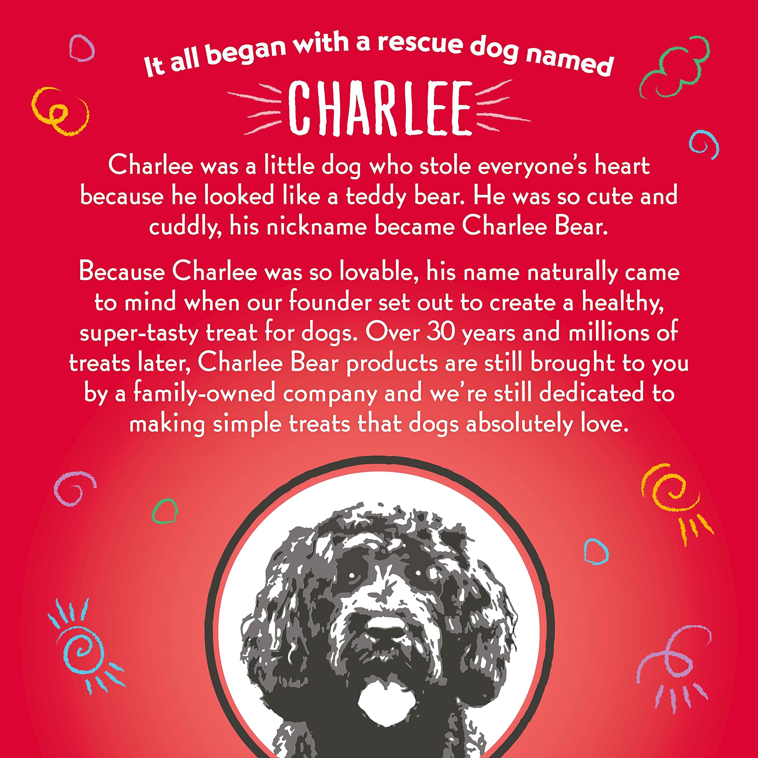 Charlee Bear made-in-USA dog treats emphasize quality ingredients for reliable rewards.