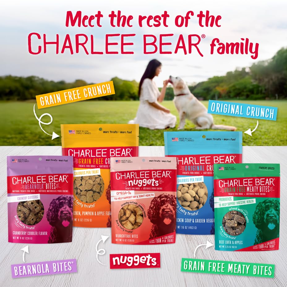 Charlee Bear tasting aroma close up suggests savory turkey and cranberry scent appeal.