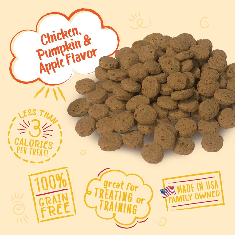 Charlee Bear chicken-pumpkin-apple treats deliver savory flavor and natural ingredients