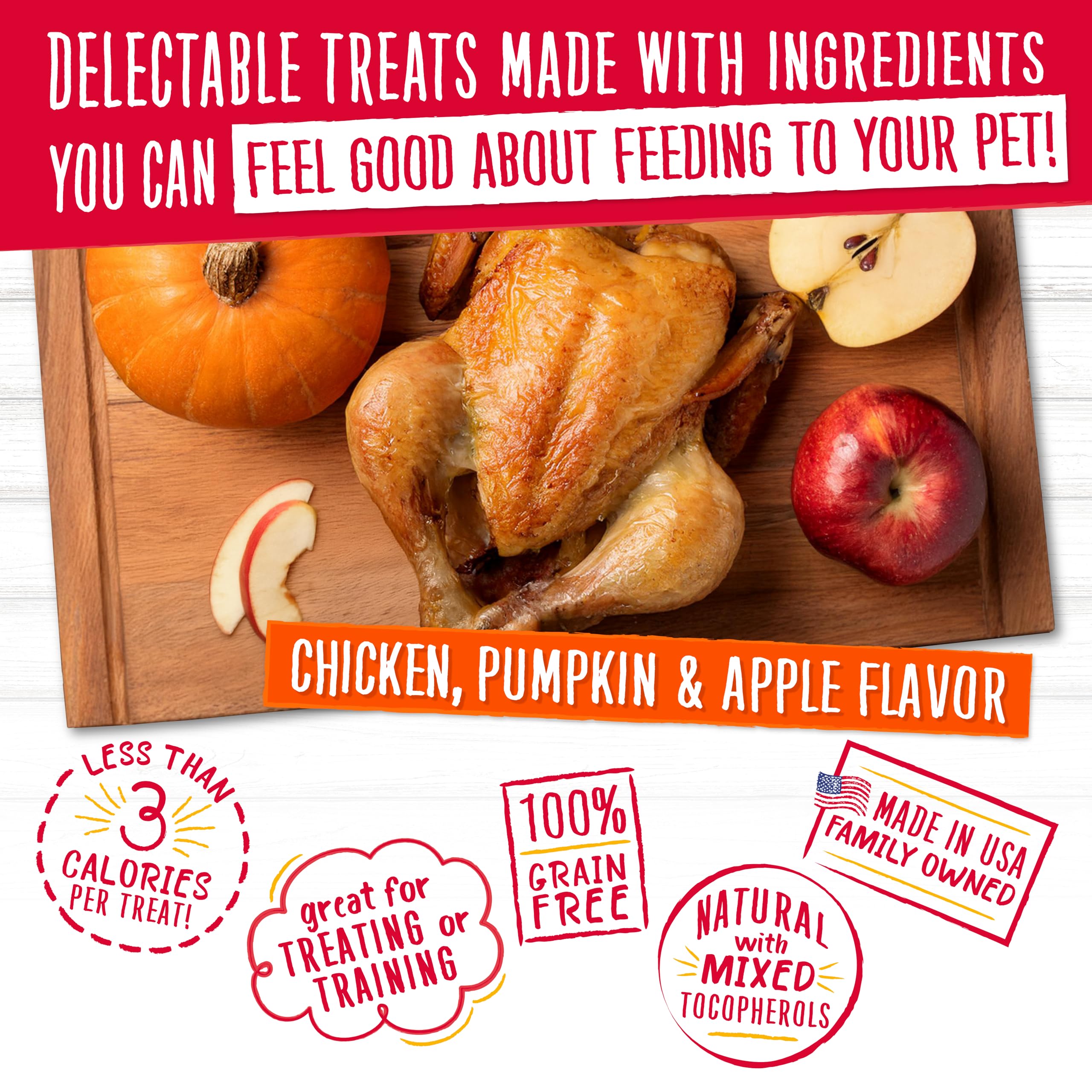 Pocket-friendly Charlee Bear training treats ideal for on-the-go rewards.