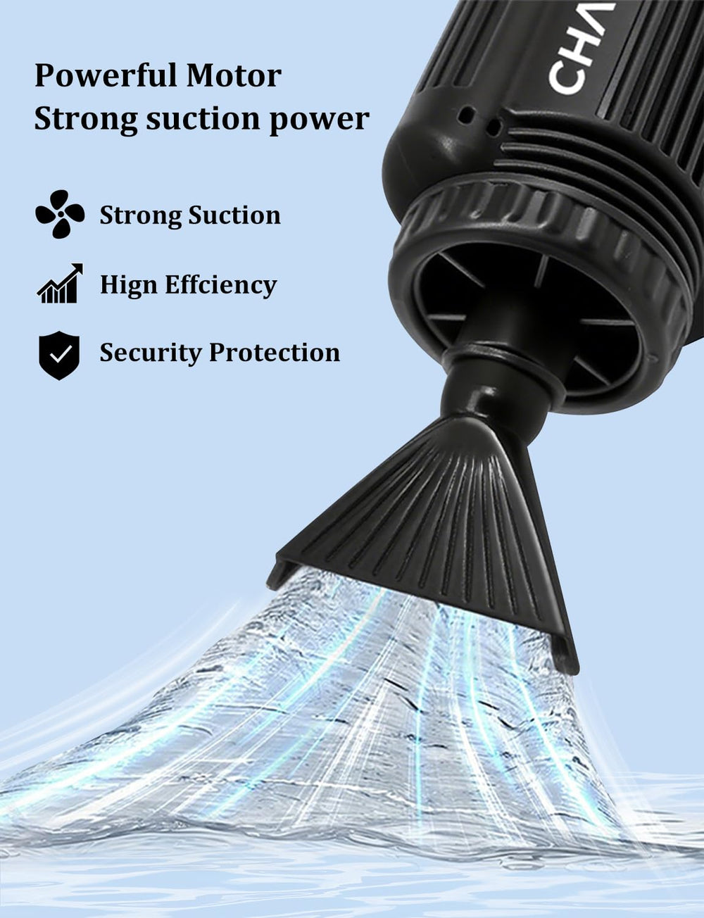 Charmshine electric aquarium gravel cleaner quick-start guide helps setup