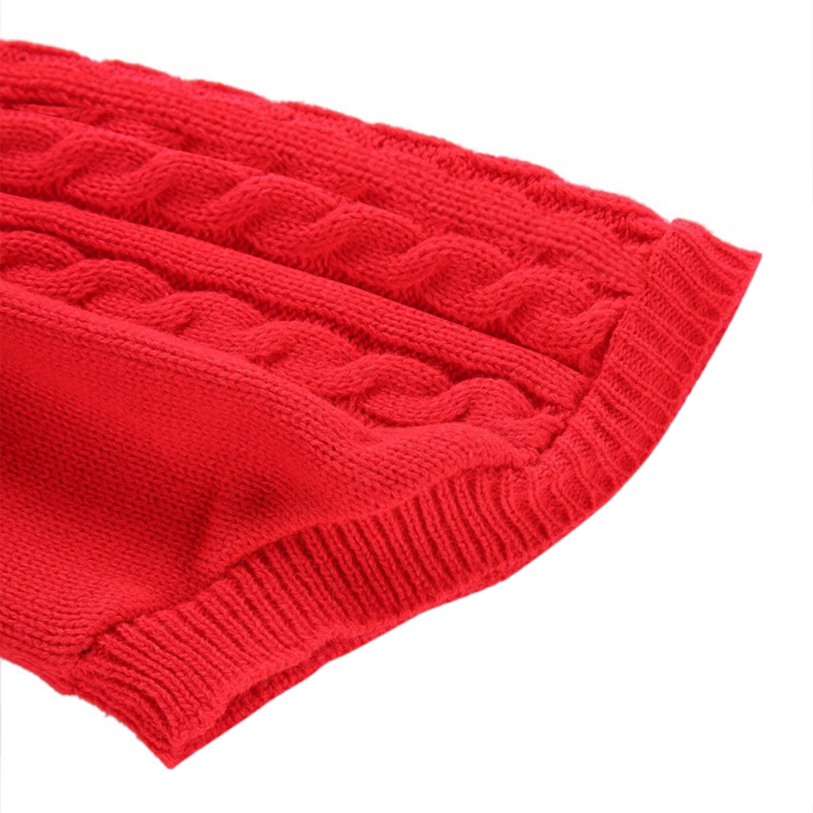 CHBORCHICEN Christmas style red sweater shown on dog for festive occasions