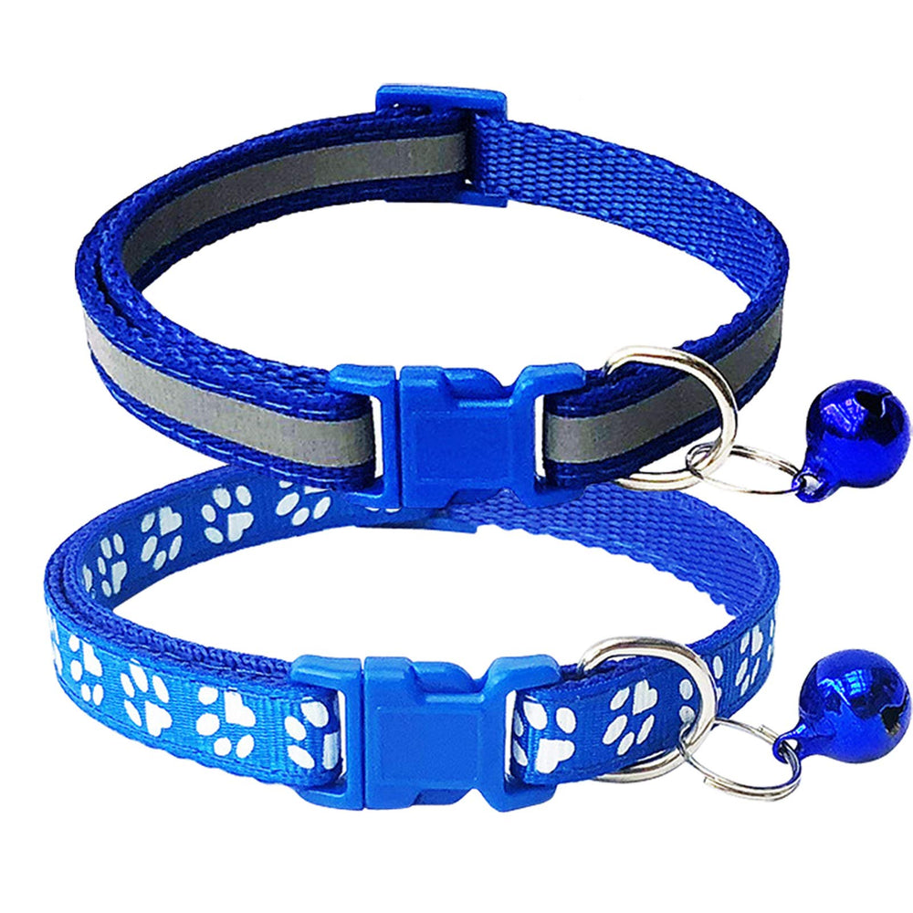 CHBORCHICEN footprint collar blue XS for small pets with durable daily wear