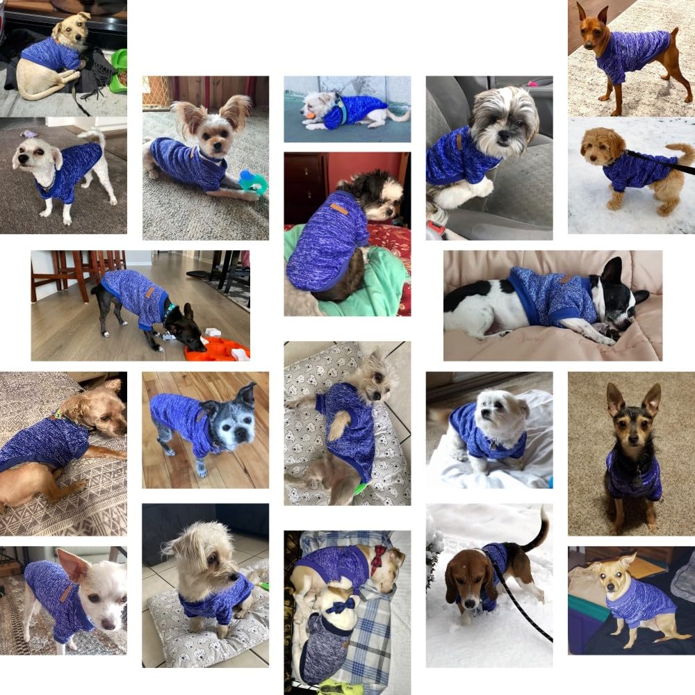 CHBORLESS dog sweater close-up fleece texture enhances cozy feel for small dogs