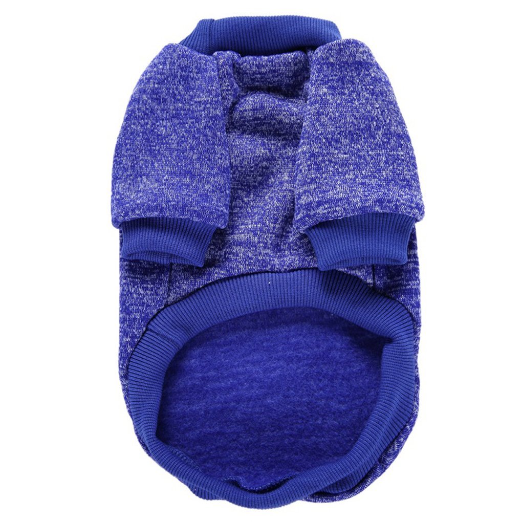 CHBORLESS dog sweater fabric texture reveals soft fleece layering for gentle warmth
