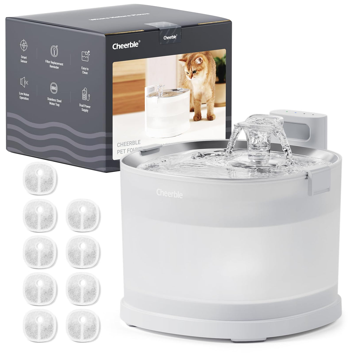 Cheerble Elfin E1+ pumpless design showcases easy cleaning and maintenance.