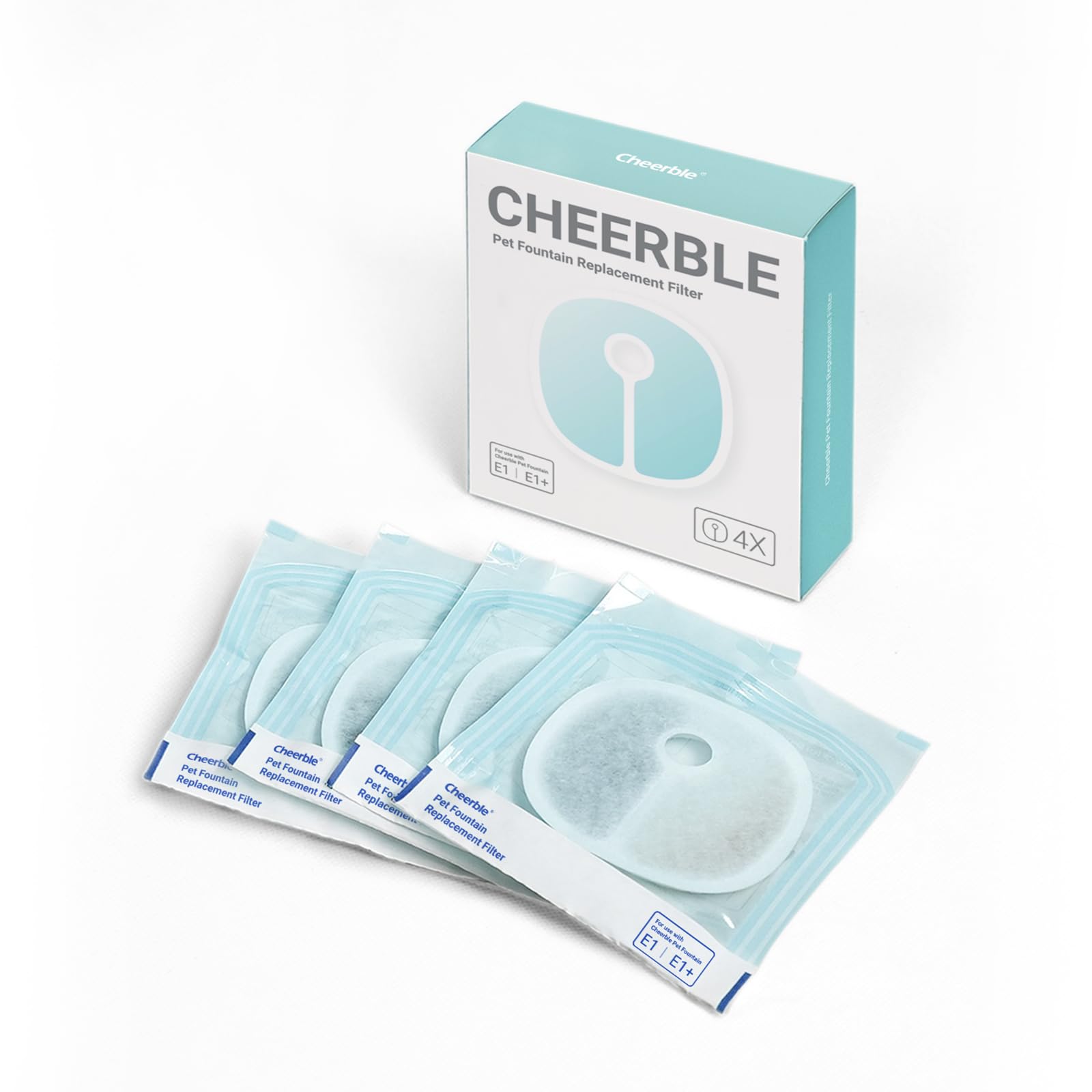 Cheerble Elfin Fountain wireless operation enables portable hydration for pets.