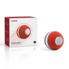 Cheerble Interactive Cat Ball Toy surface closeup for gentle indoor play.