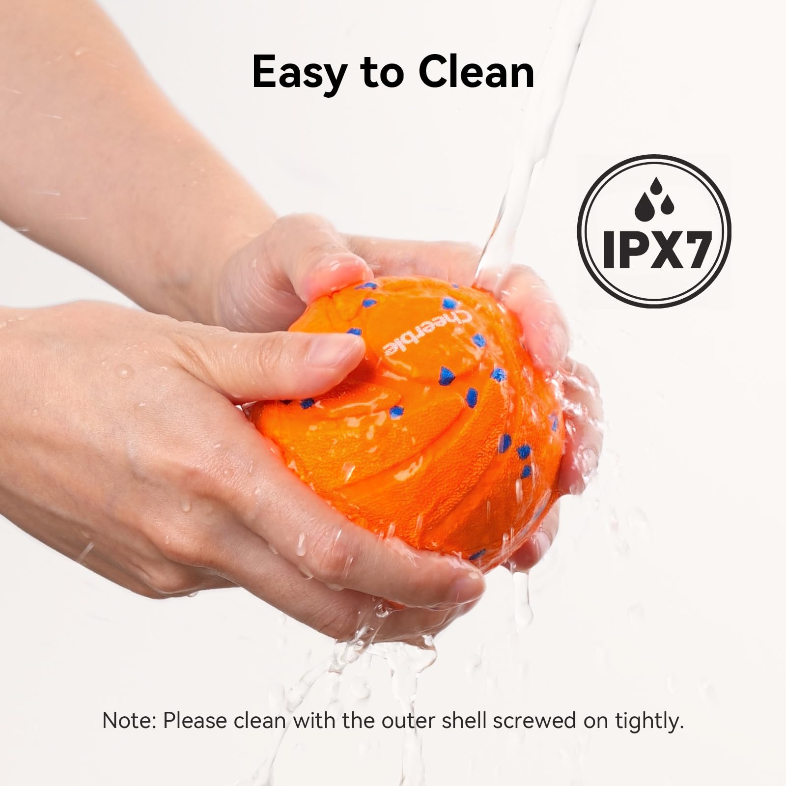 Cheerble Wicked Ball AIR easy cleaning after play sessions