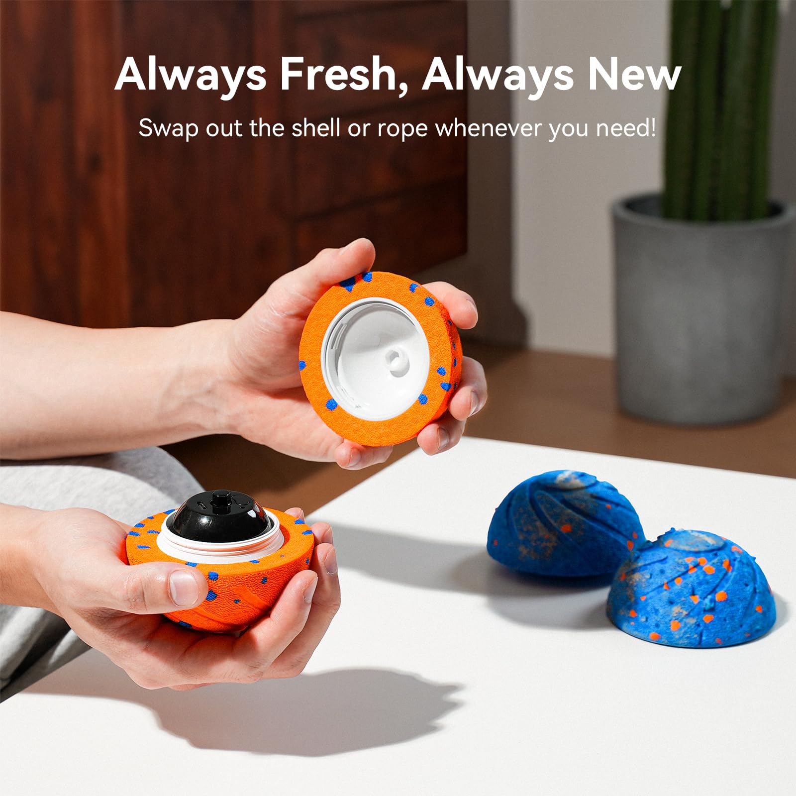 Cheerble Wicked Ball Air USB-C charging for quick, convenient power