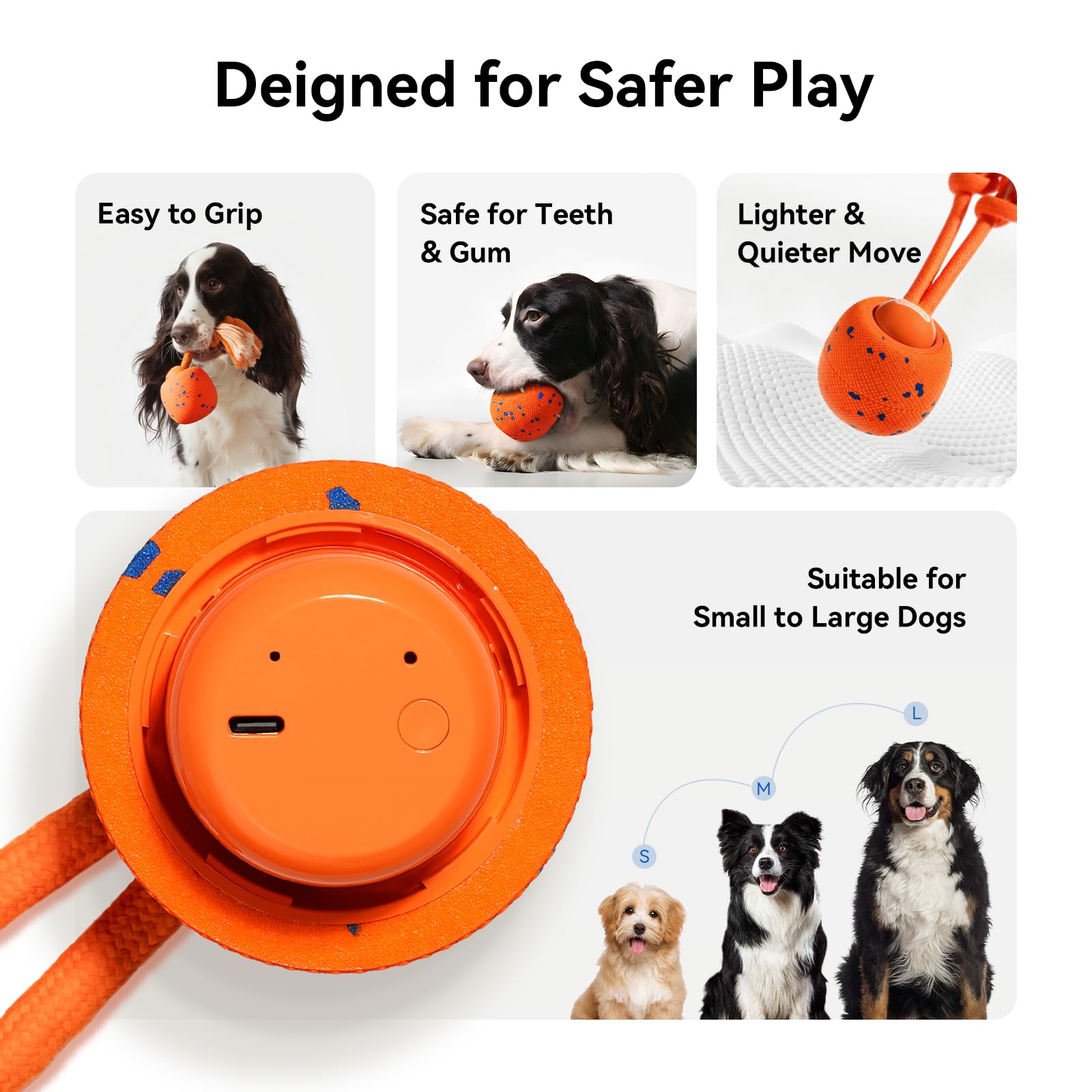 Cheerble Wicked Ball Rolly bounce and roll motion for dynamic chase