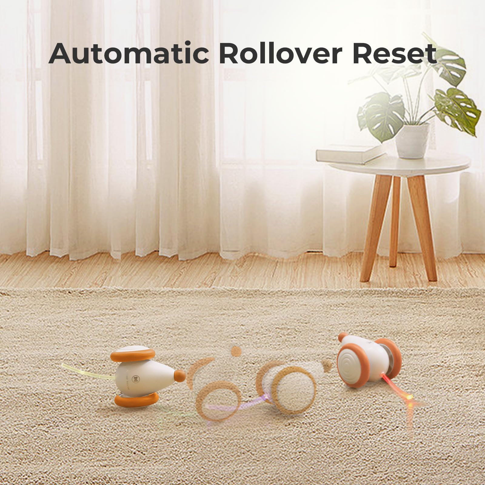 Cheerble Wicked Mouse on Hard Floor demonstrates smooth movement across tile and wood surfaces.