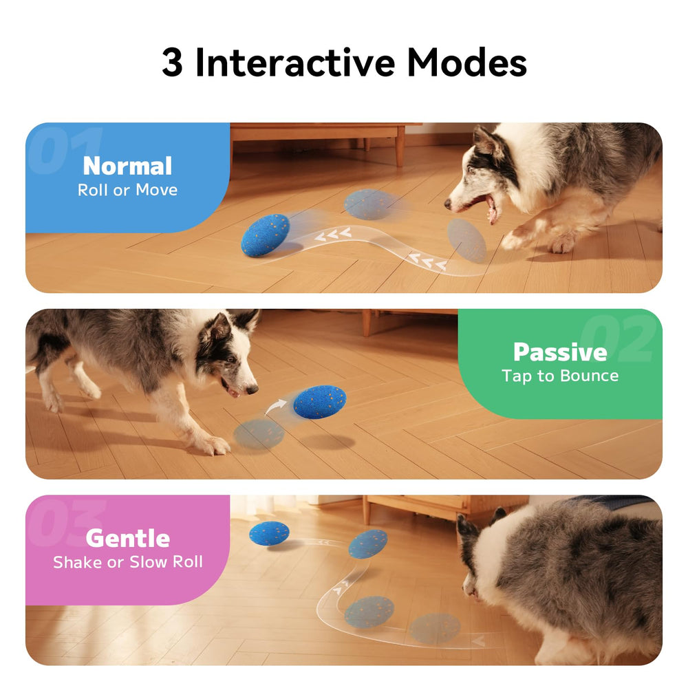 Cheerble Wicked Rugby toy rotating to spark interactive games.