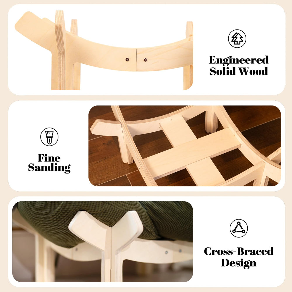 CHEERHOME PETS bottom-air-circulation improves air flow for a dry sleeping surface.