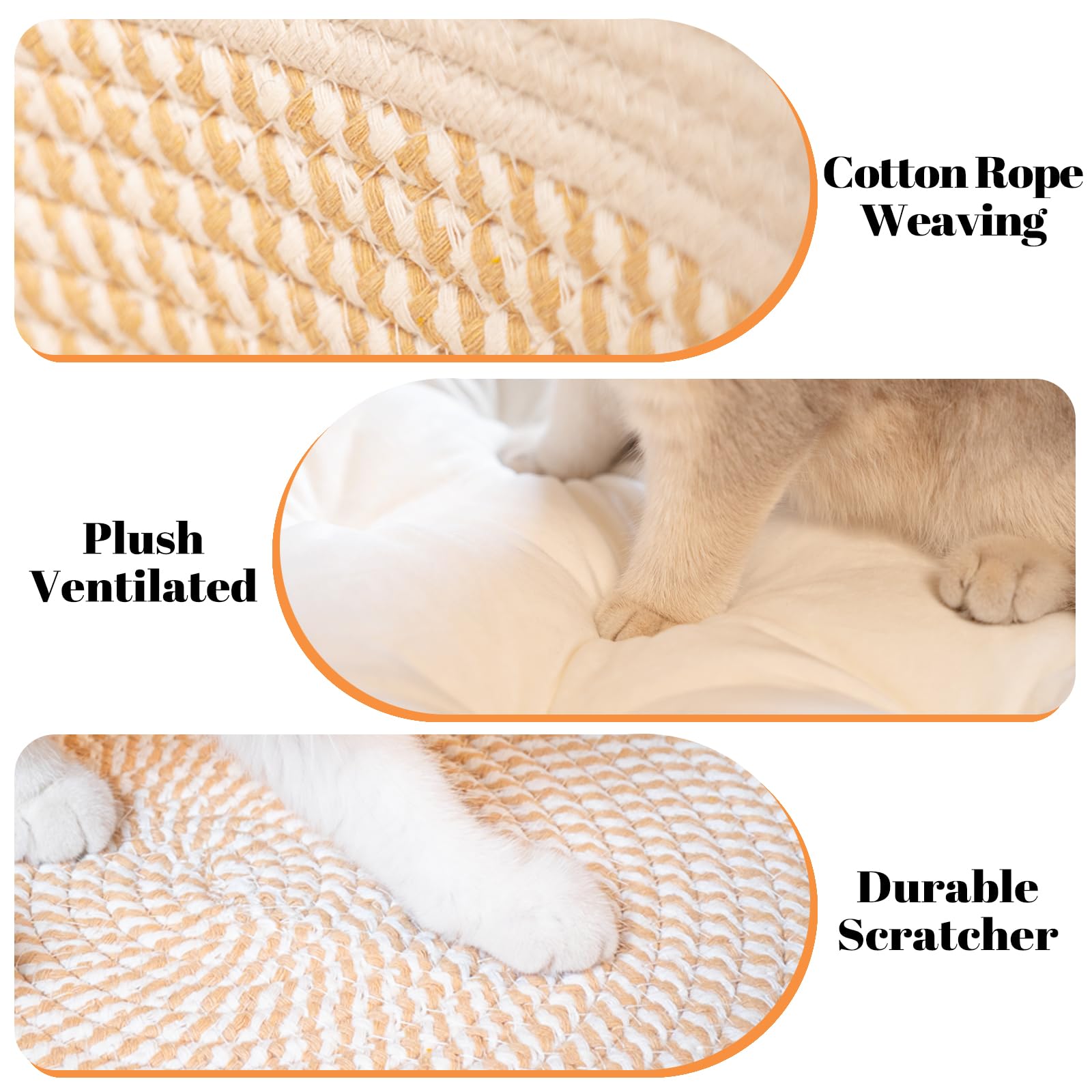 CHEERHOME PETS summer-friendly basket uses a removable cushion for cool rest