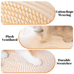 CHEERHOME PETS summer-friendly basket uses a removable cushion for cool rest