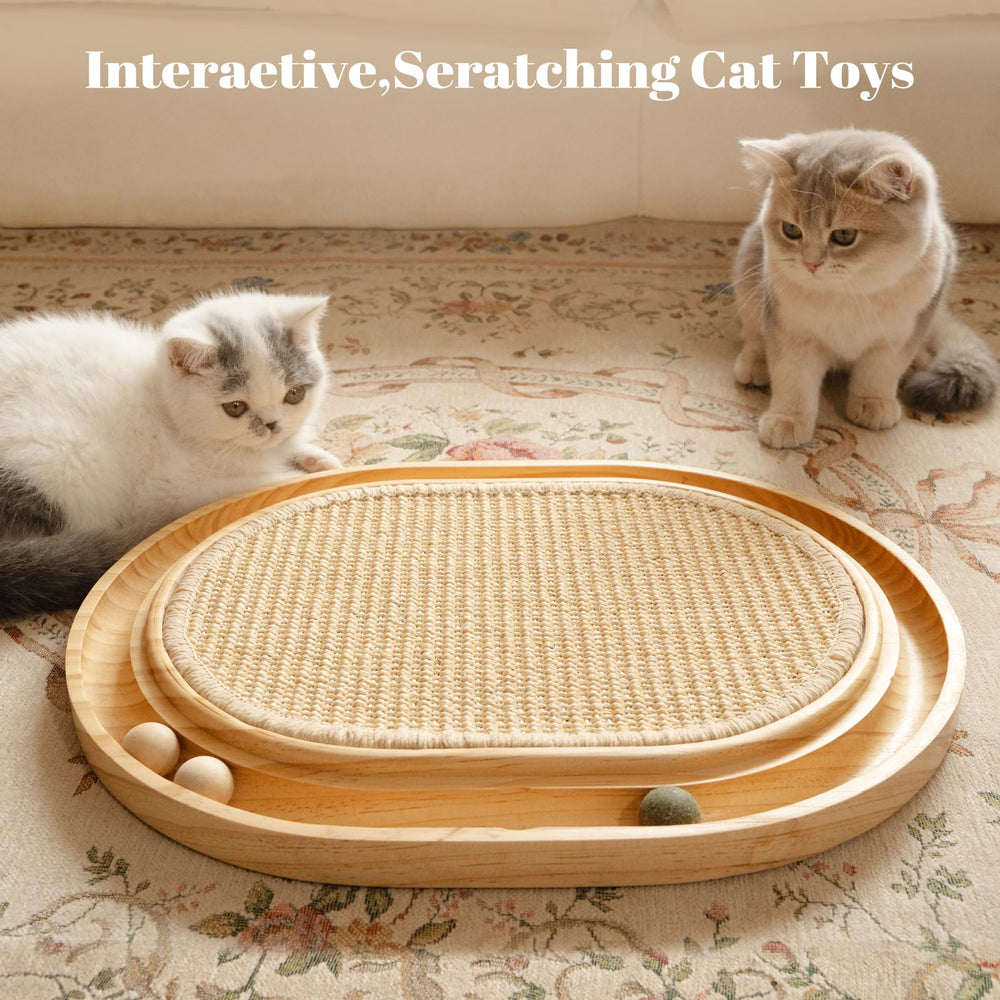 CHEERHOME PETS Catnip Ball In Track adds a tempting scent for interactive play.