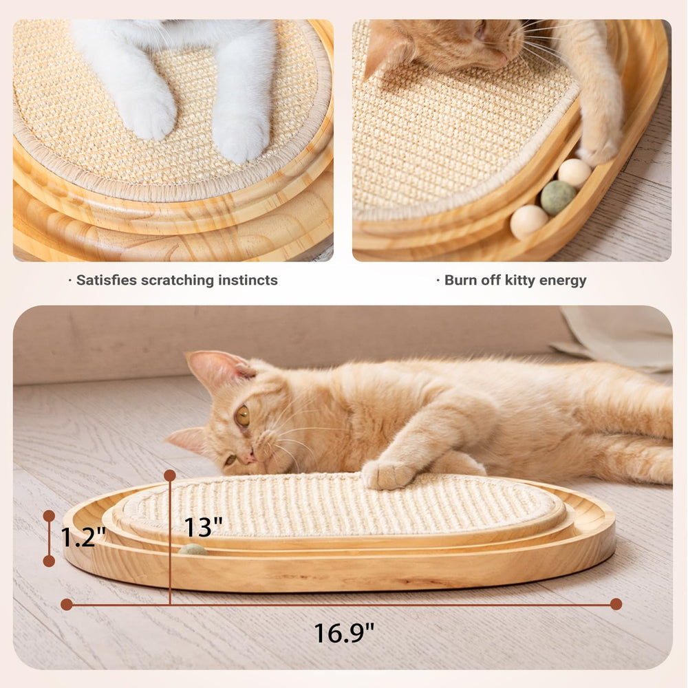 CHEERHOME PETS Catnip Ball Track highlights three rolling toys that spark curiosity and chase.