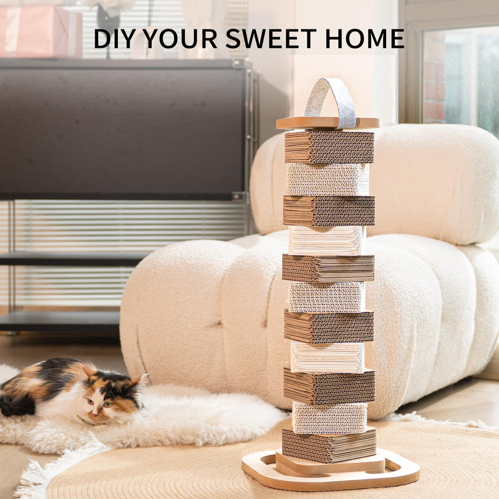 CHEERHOME PETS configurable setup invites varied scratching angles