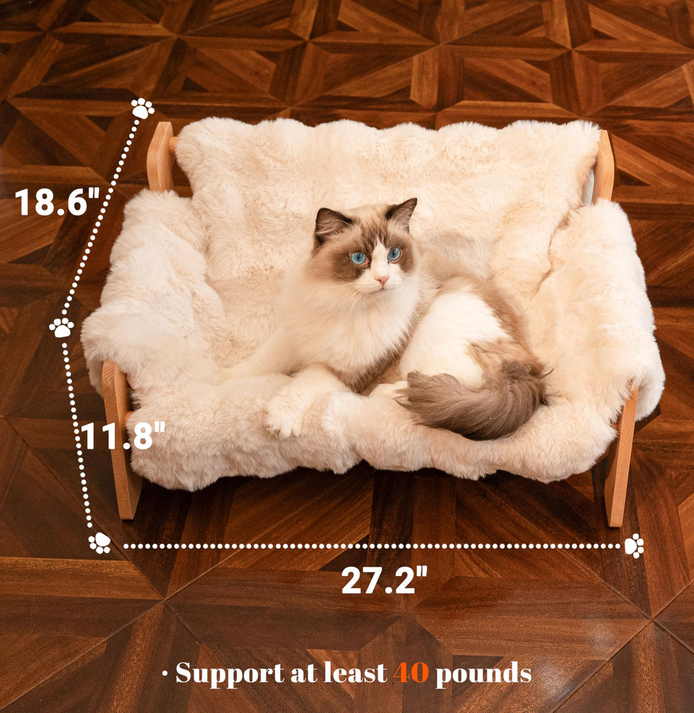 CHEERHOME PETS cat couch dimensions fit small to medium pets.