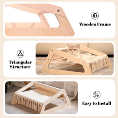CHEERHOME PETS hand-stitched-tassels-boho adds stylish pet furniture vibe.