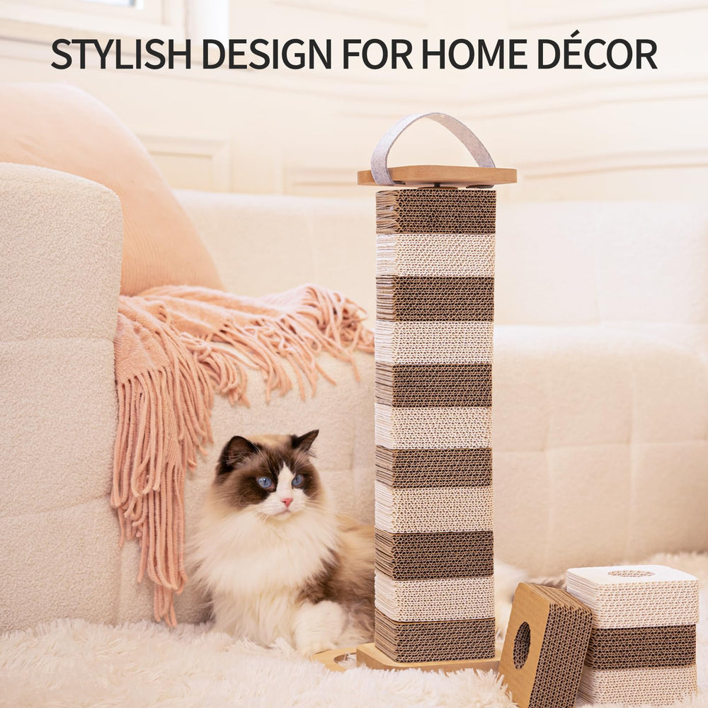 CHEERHOME PETS modular blocks arranged for versatile kitten play