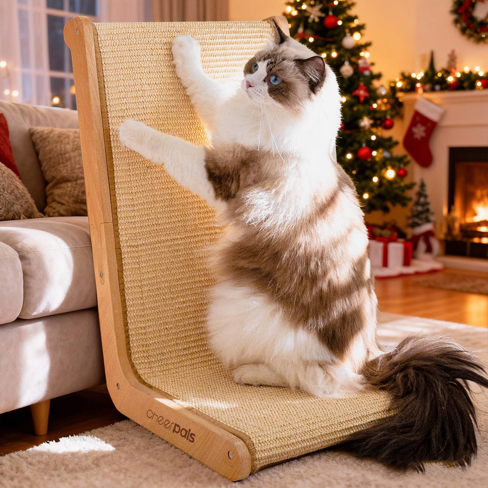 CHEERHOME PETS sisal cat scratcher tilted design for comfy scratching sessions
