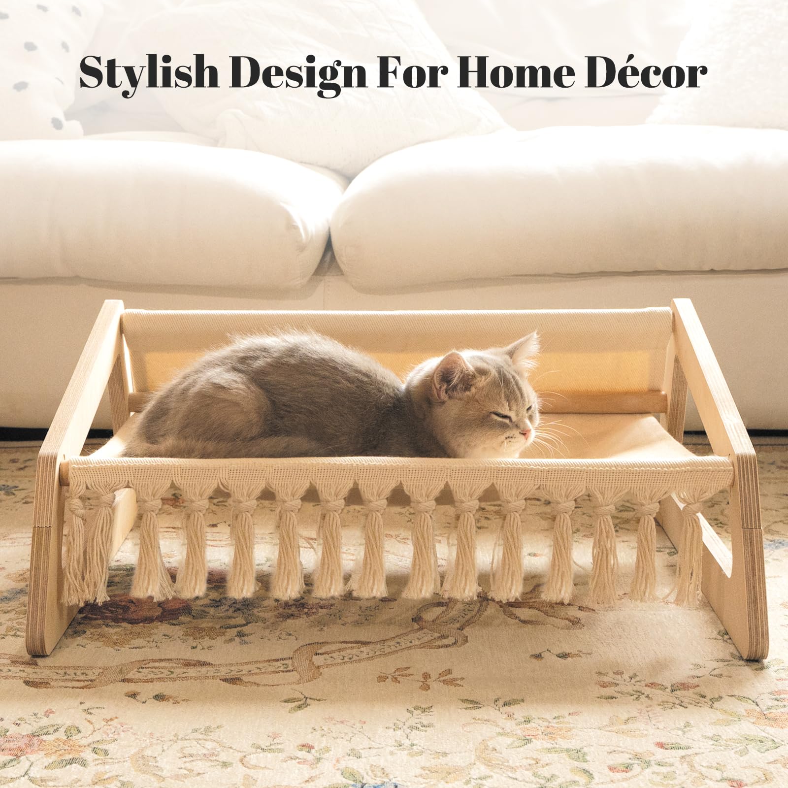 CHEERHOME PETS wooden-frame-stability emphasizes a sturdy, wobble-free structure.