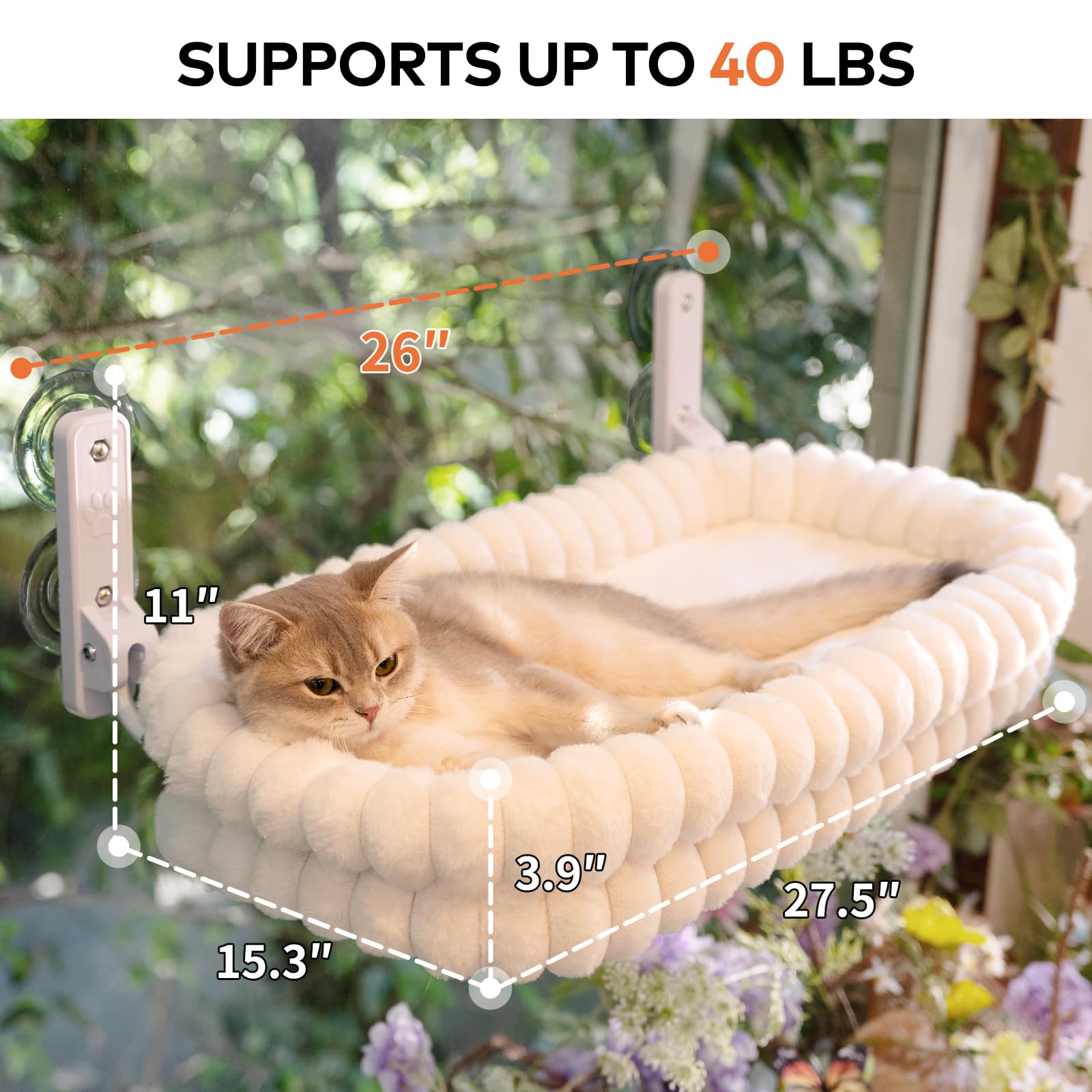 CHEERPALS cushion and bed are machine washable for easy cleaning.