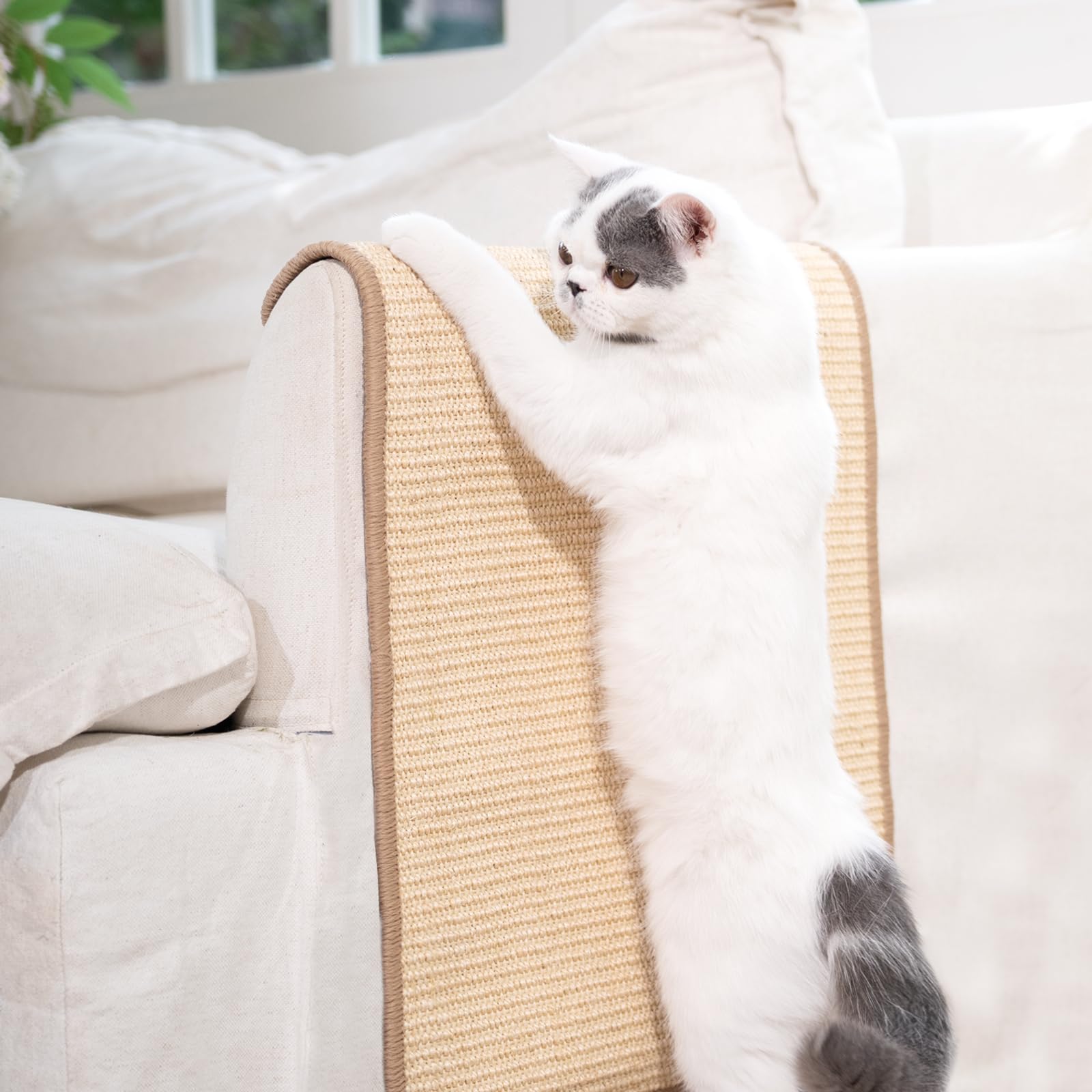 CHEERPALS natural sisal closeup highlights tightly woven fibers for longevity