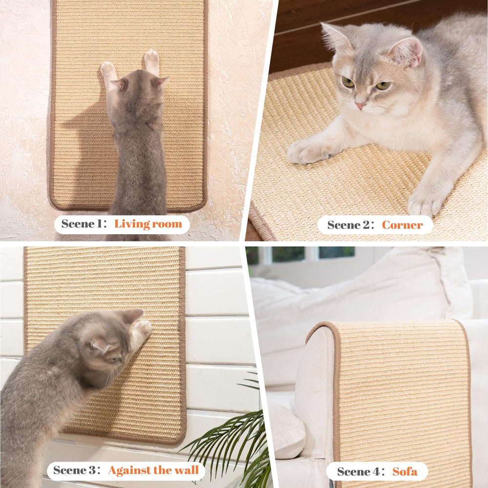 CHEERPALS sisal multi-surface application showing versatility on walls and furniture