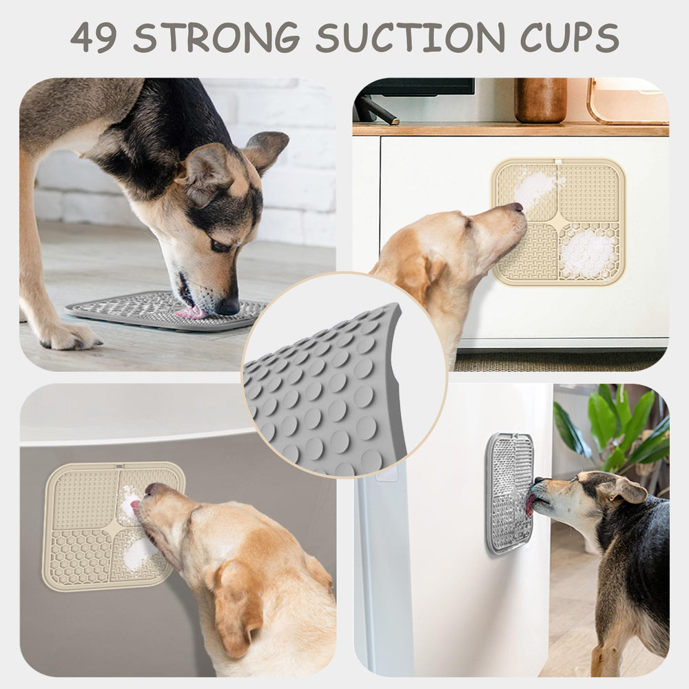Chefaide lick mat is dishwasher-safe for easy cleanup after treats.