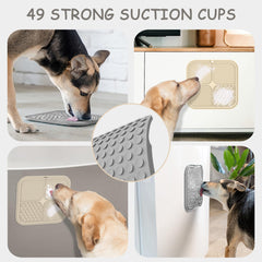 Chefaide lick mat is dishwasher-safe for easy cleanup after treats.