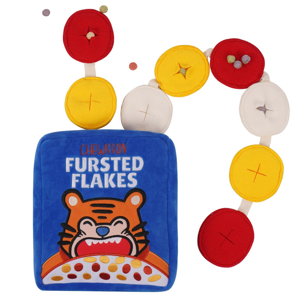 CHEWFFON interactive dog toy front view showing puzzle design for enrichment.