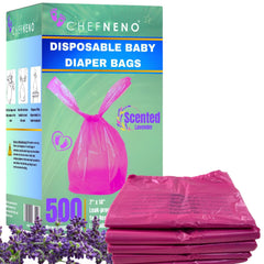 CHEFNENO lavender pink diaper bags bulk for clean diaper changes