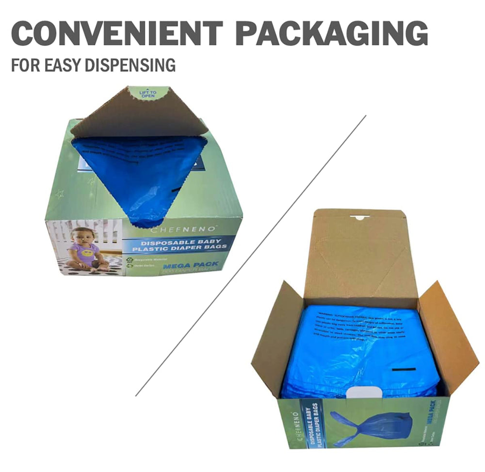 CHEFNENO 30 bolsas por caja, opción económica para uso diario.