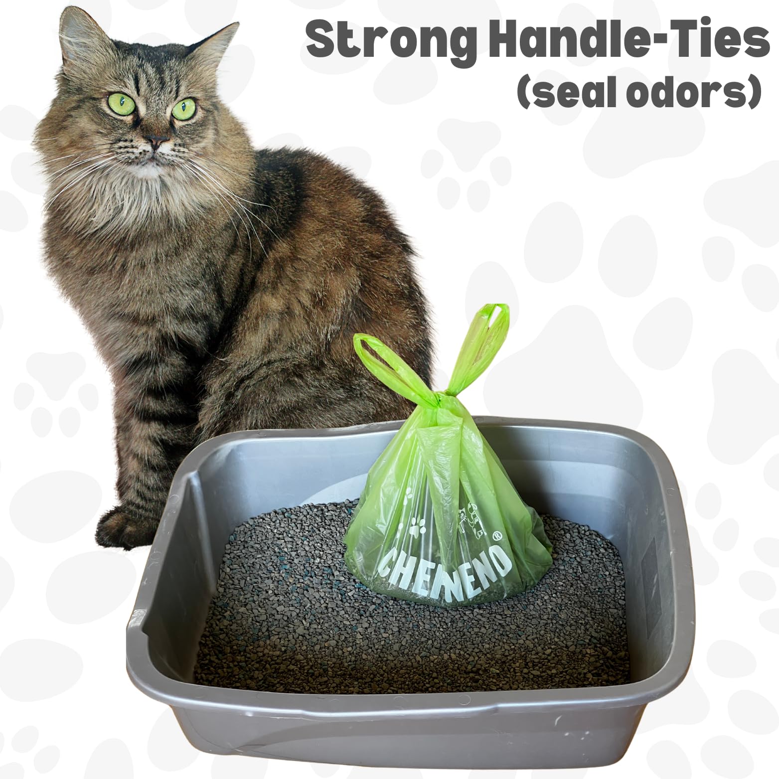 CHEFNENO leak-proof and tear-resistant bags reducing mess during cleanup