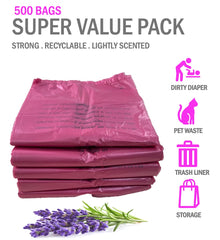CHEFNENO lavender scent helps trap odors during disposal