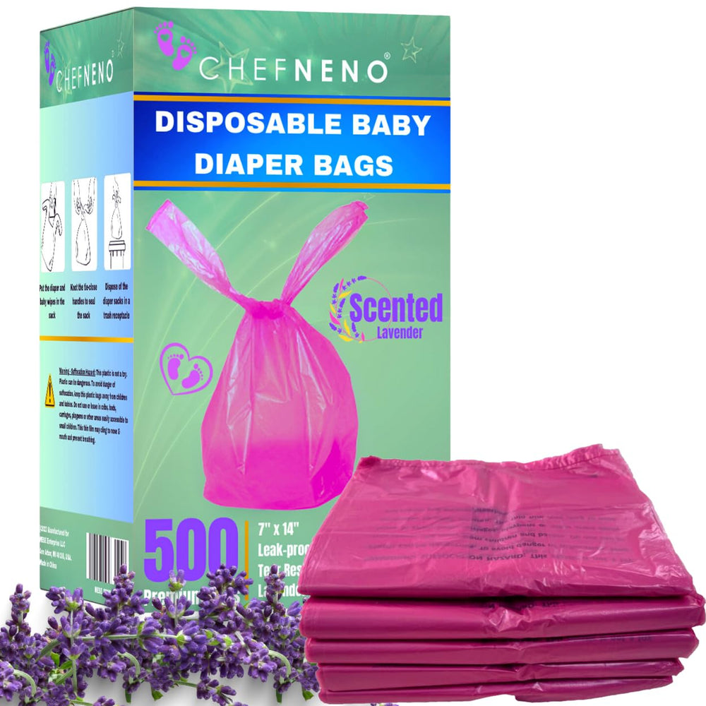 CHEFNENO sanitary disposal bags for pads and trash
