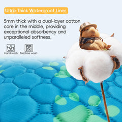 CHEGRON waterproof liner closeup highlights dry, comfortable habitat.
