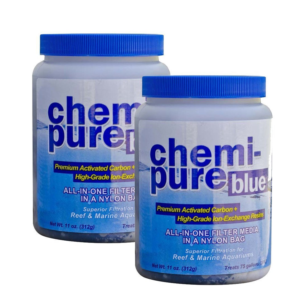 Chemi Pure Blue filtration media in an aquarium setup delivering clearer water and stable pH