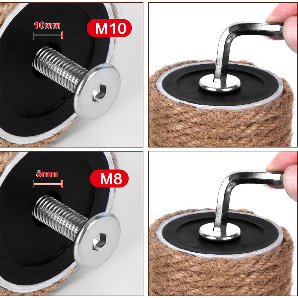 ChengFu M8 screw for cat post—stable, securement during play.