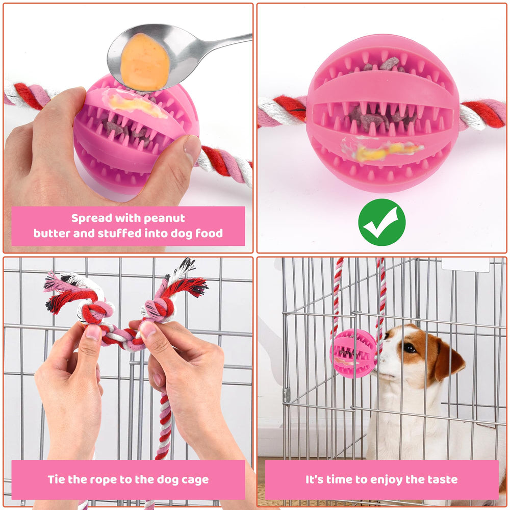 ChengFu non-toxic elastic dog toy promotes safe chewing and play.